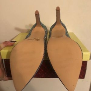 Brand new multi colored glittery heels